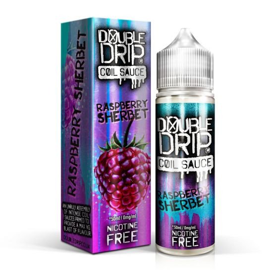 Double Drip Raspberry Sherbet Short Fill E-Liquid 50ml
